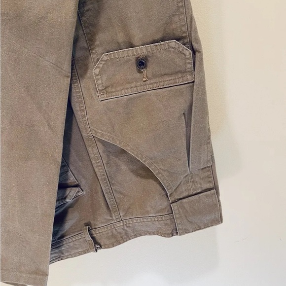 🌟HP🌟VTG 1980-90s Tan 7 Pocket Tall Cargo Pants by Eddie Bauer 38T - Picture 2 of 12